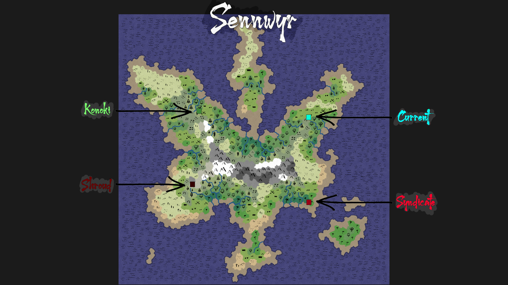 Sennwyr map